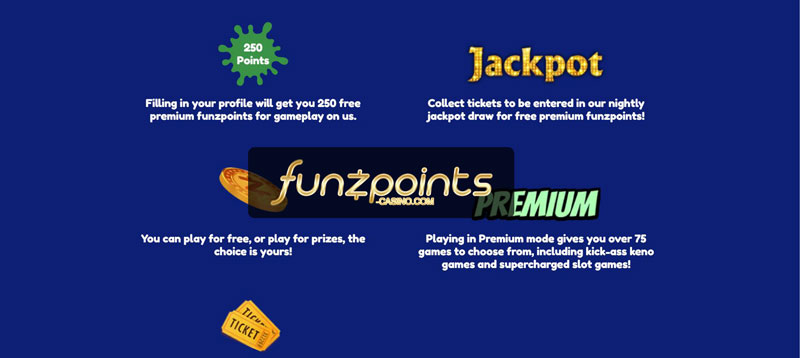 Funzpoints with betting and casino